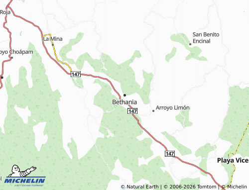 Mappa MICHELIN Bethania - ViaMichelin