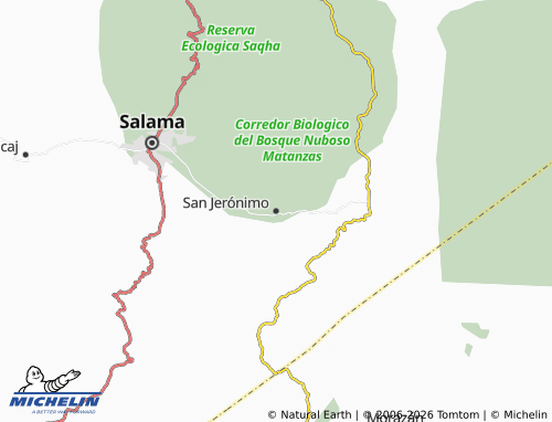 Mapa MICHELIN San Jerónimo - ViaMichelin