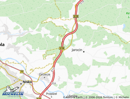 Mapa MICHELIN Zdziary - ViaMichelin