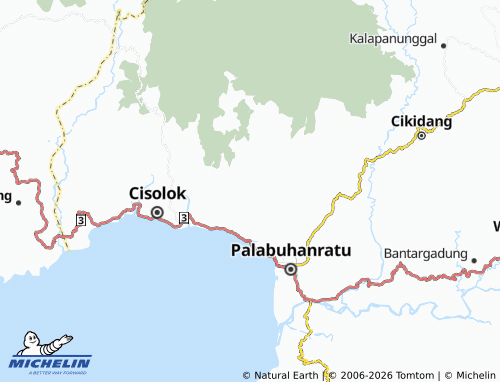 MICHELIN Sukamaju map - ViaMichelin