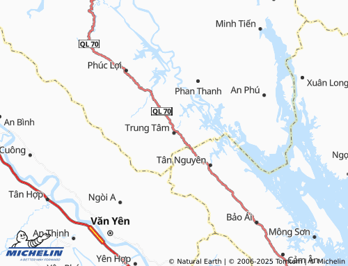 MICHELIN Trung Tâm map - ViaMichelin