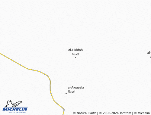 Carte MICHELIN al-Hiddah - ViaMichelin