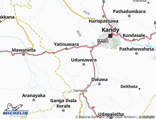 MICHELIN Rabbegamuwa North map - ViaMichelin