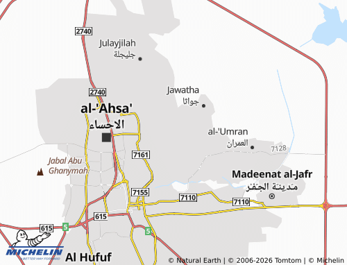MICHELIN Al Tamor map - ViaMichelin