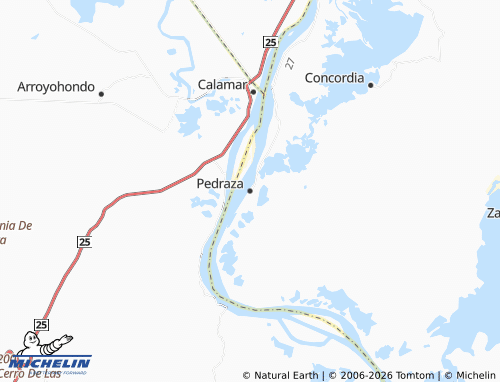 MICHELIN Pedraza map - ViaMichelin