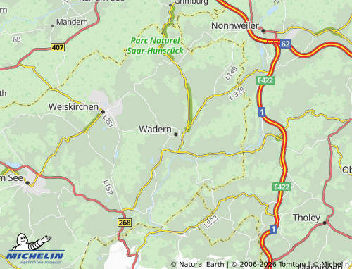 Mappa MICHELIN Wadern - ViaMichelin