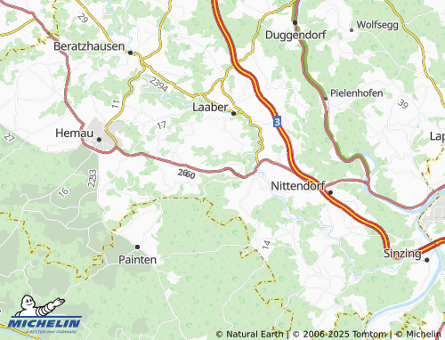 MICHELIN Pittmannsdorf map - ViaMichelin