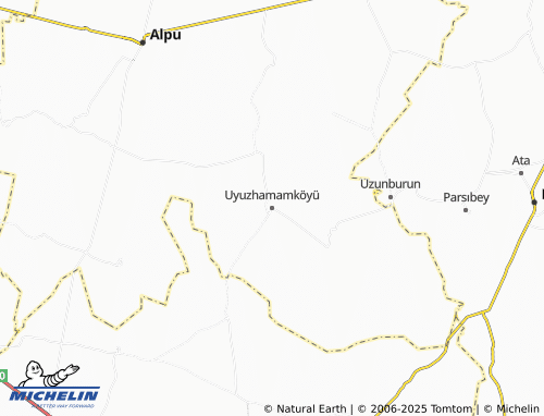 MICHELIN Uyuzhamamköyü map - ViaMichelin