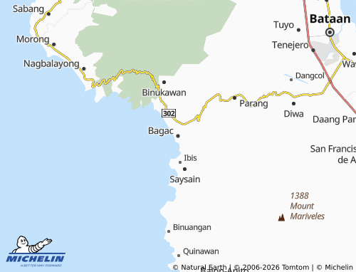 Mappa MICHELIN Bagac - ViaMichelin