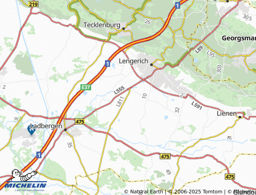 MICHELIN Feldmark map - ViaMichelin