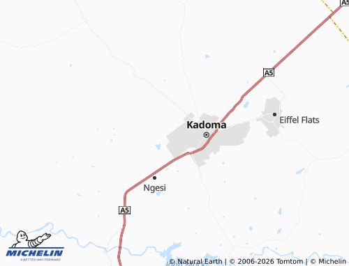 Mappa MICHELIN Munhumutapa - ViaMichelin