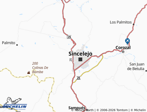 MICHELIN San Rafael map - ViaMichelin