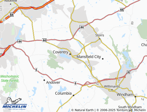 MICHELIN South Coventry map - ViaMichelin