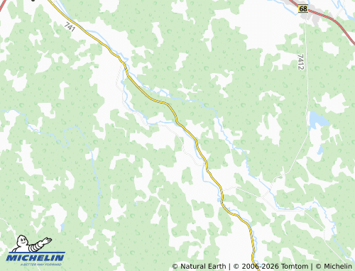 MICHELIN Klåvus map - ViaMichelin