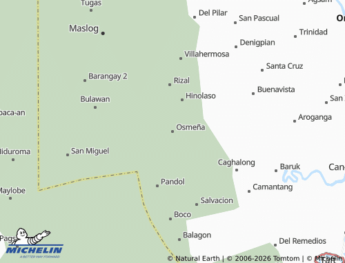 MICHELIN Osmeña map - ViaMichelin