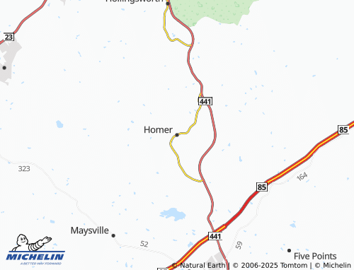 MICHELIN Homer map - ViaMichelin