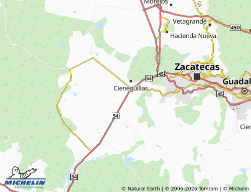 Mappa MICHELIN Villas del Snte - ViaMichelin