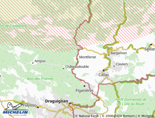 Carte MICHELIN Montferrat - ViaMichelin