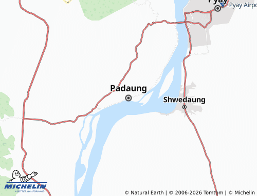 MICHELIN Padaung map - ViaMichelin