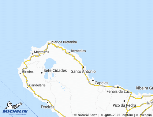 MICHELIN Santa Bárbara map - ViaMichelin
