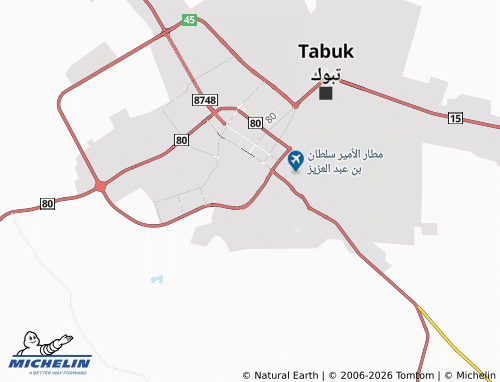 Mappa MICHELIN al-Hamra' - ViaMichelin