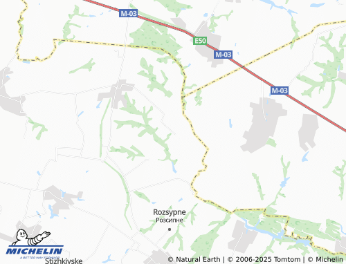 MICHELIN-Landkarte Vesele - ViaMichelin