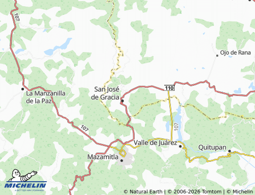 Mapa MICHELIN Doctor Ignacio Chávez - ViaMichelin