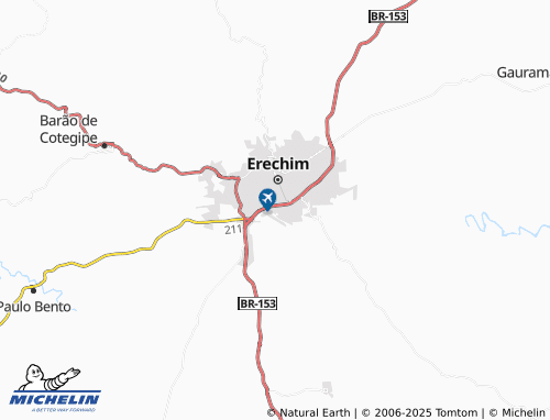 MICHELIN Aeroporto map - ViaMichelin