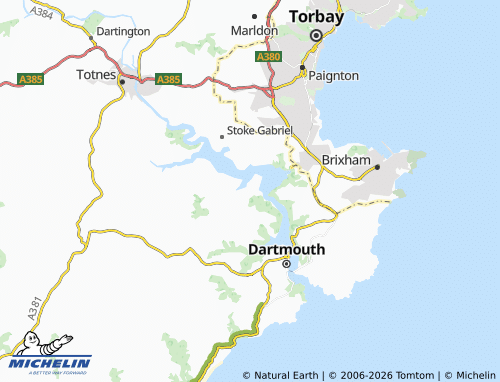 Carte MICHELIN Dittisham - ViaMichelin