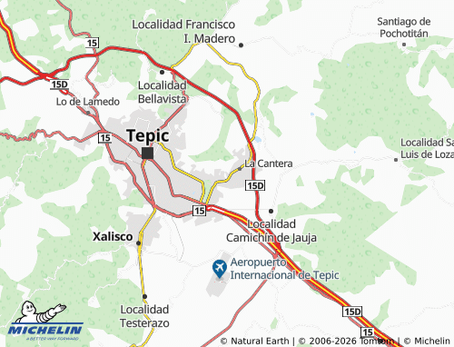 Kaart MICHELIN Olimpo - ViaMichelin