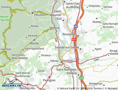 MICHELIN Limony map - ViaMichelin