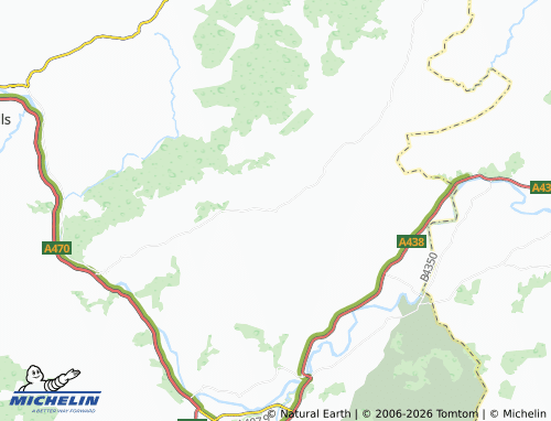 Mappa MICHELIN Painscastle - ViaMichelin