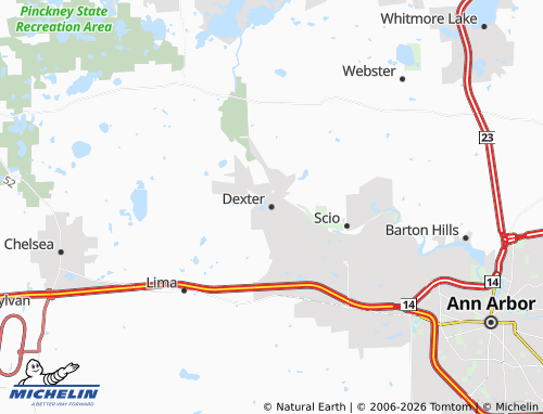 Mapa MICHELIN Dexter - ViaMichelin