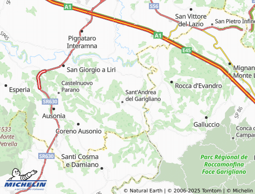 MICHELIN Cardito map - ViaMichelin