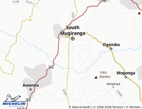 MICHELIN Nyamarambe map - ViaMichelin