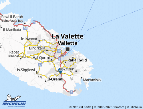 MICHELIN-Landkarte Vittoriosa - ViaMichelin