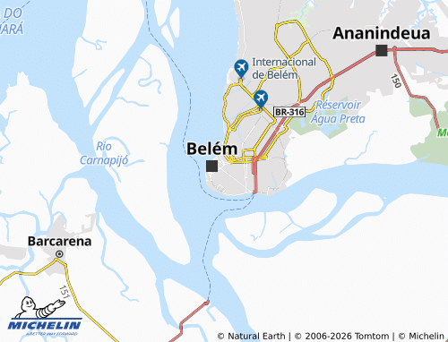 Mappa MICHELIN Batista Campos - ViaMichelin