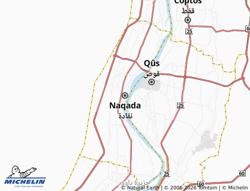 Mapa MICHELIN Naqada - ViaMichelin