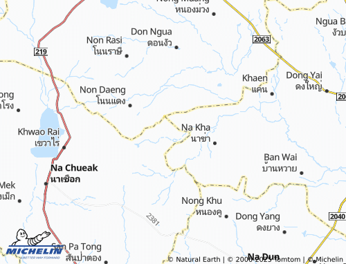 MICHELIN Nong Ruea map - ViaMichelin