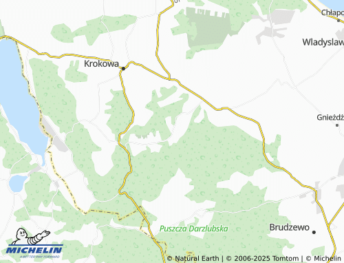 Mappa MICHELIN Połchówko - ViaMichelin