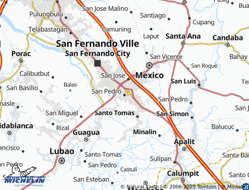 MICHELIN San Pedro map - ViaMichelin