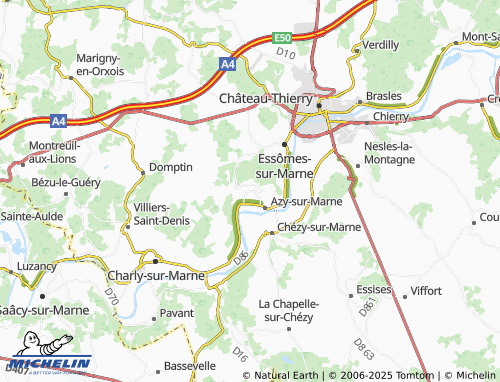 MICHELIN Bonneil map - ViaMichelin