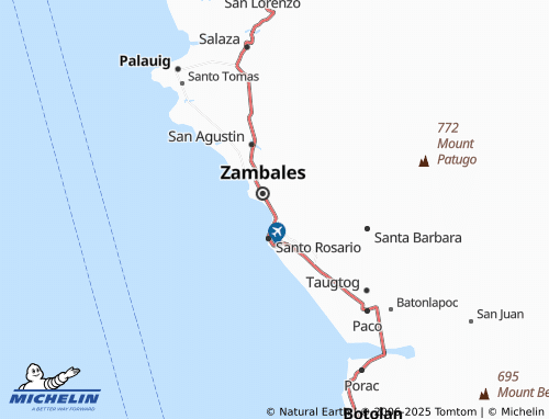 MICHELIN Bangantalinga map - ViaMichelin