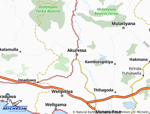 Carte MICHELIN Yakabedda - ViaMichelin