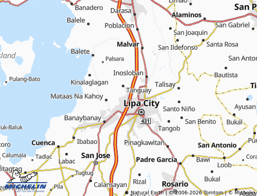 MICHELIN Tibig map - ViaMichelin