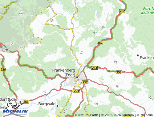 MICHELIN Schreufa map - ViaMichelin