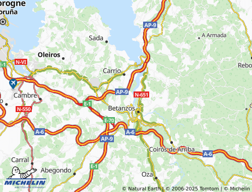 Kaart MICHELIN Castro - ViaMichelin