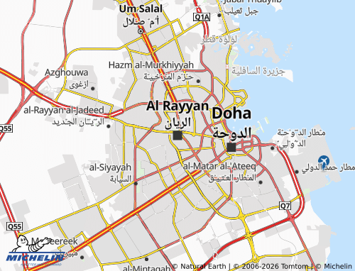 Mapa MICHELIN Al Rayyan - ViaMichelin