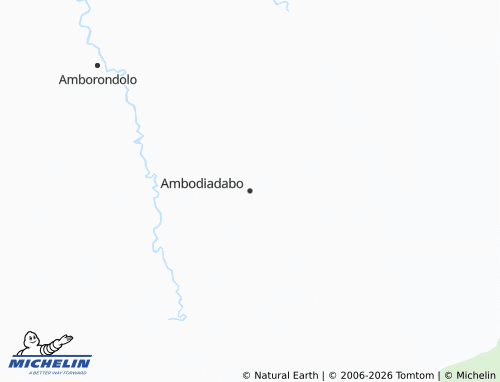 MICHELIN Ambodiadabo map - ViaMichelin