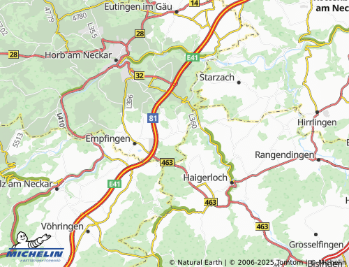 MICHELIN Wiesenstetten map - ViaMichelin